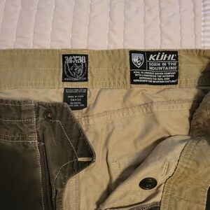 Kühl Men's Outdoor Pants - Olive and Khaki